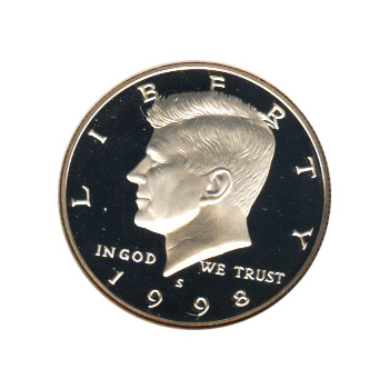 Kennedy Half Dollar 1998-S Proof Silver